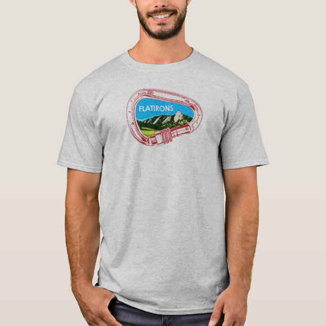 Flatirons Climbing Carabiner T-Shirt (Vorderseite)