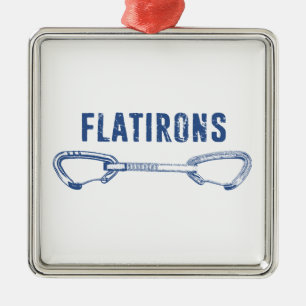Flatirons Colorado Rock Klettern Quickziehen Ornament Aus Metall