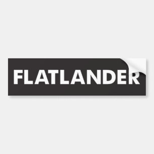 Flatlander Autoaufkleber