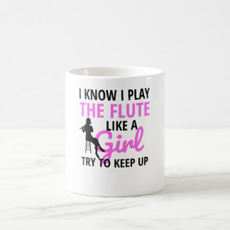 Flatplayer-Geschenke für Frauen| Flute Flutist Gir Kaffeetasse