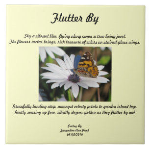 Flattern durch Fliese