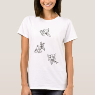 Flattern-Fisch-Shirt T-Shirt