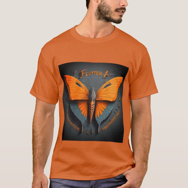 Flattern in die Gemeinschaft T-Shirt (Vorderseite)