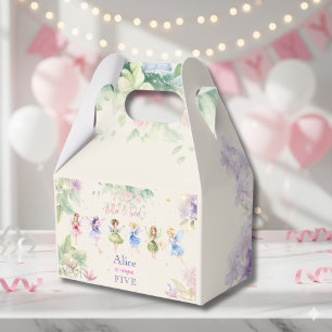 Flattern und wirbeln Fairy Garden Aquarell Geburts Geschenkschachtel