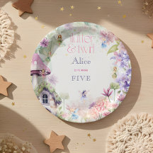 Flattern und wirbeln Fairy Garden Aquarell Geburts