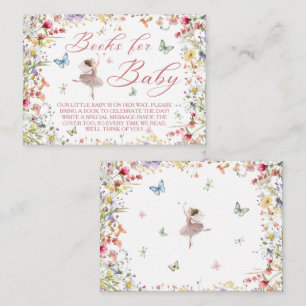 Flattern und wirbeln magische Flügel Baby Shower B Begleitkarte
