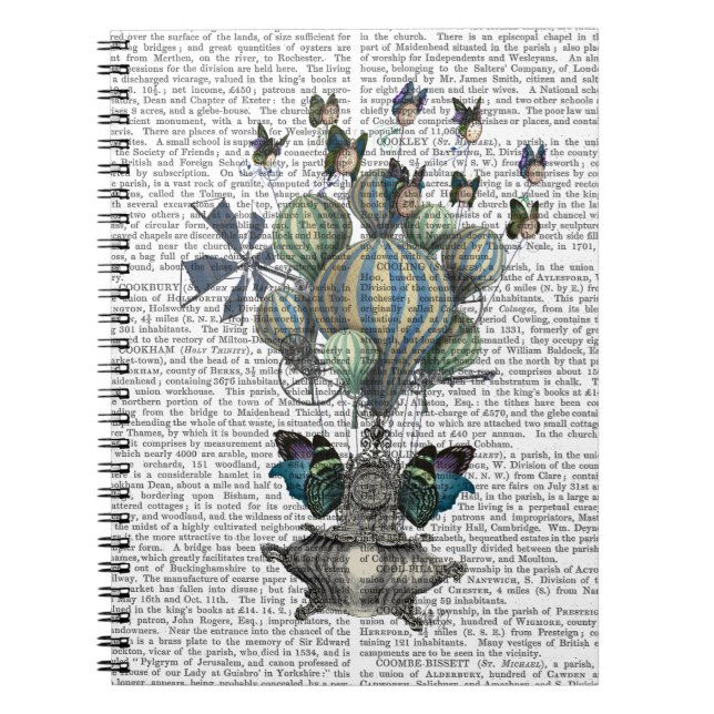 Flattern-Zeit Notizblock (Vorderseite)