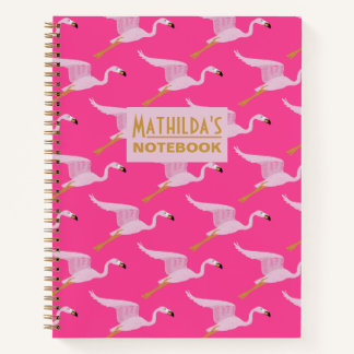 Flatternde Flamingos Notizbuch