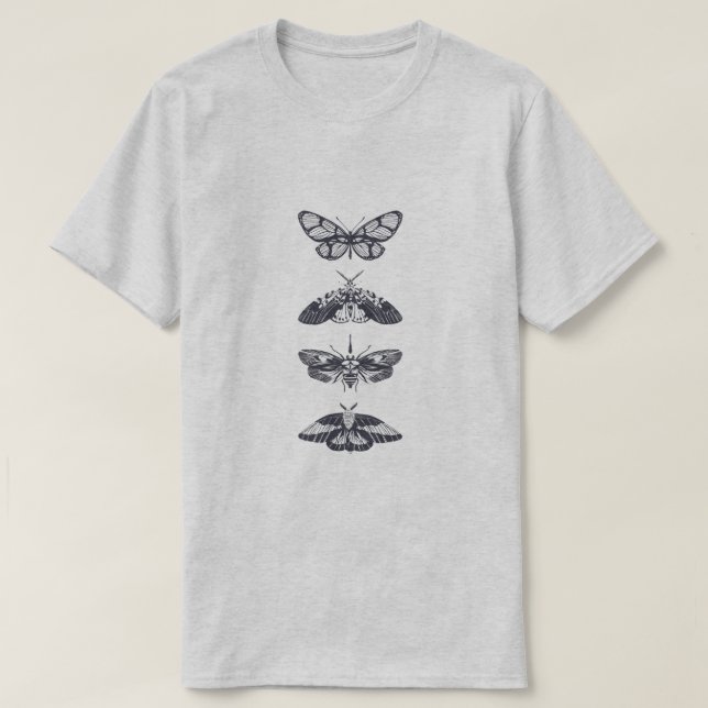 Flatternde Insekten T-Shirt (Design vorne)