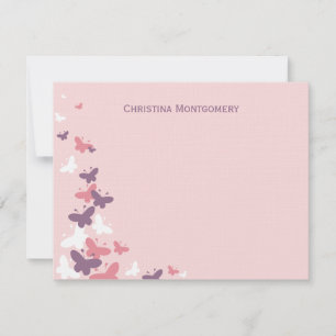 Flatternde Schmetterlinge Flat Dankeschön Karten