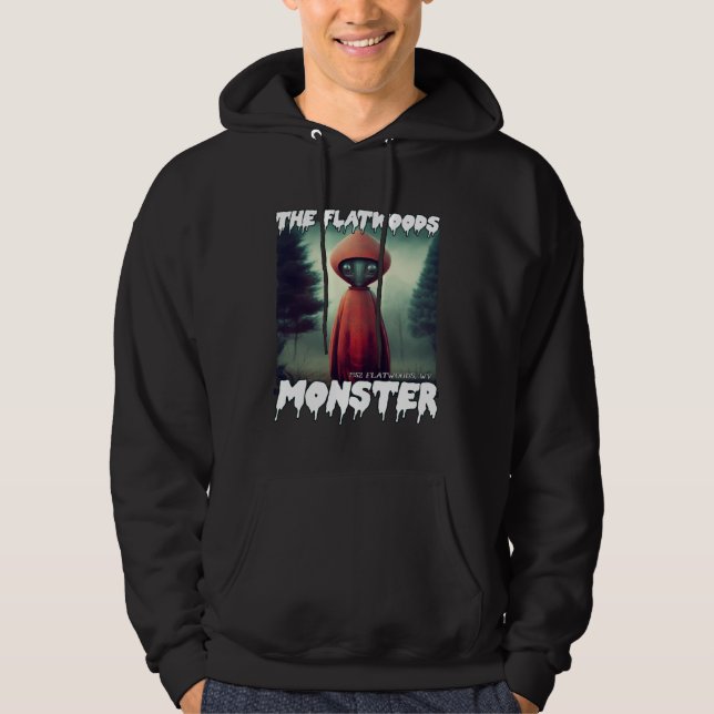 Flatwoods Monster Braxie 1952 Creepy Alien Cryptid Hoodie (Vorderseite)
