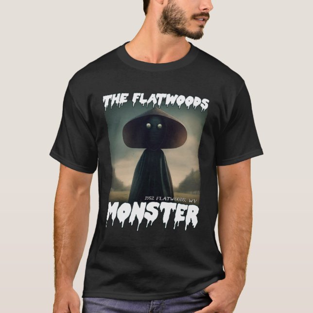 Flatwoods Monster Braxie 1952 Creepy Beängstigend  T-Shirt (Vorderseite)