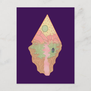 Flatwoods-Monster-Heimatplanet   Kryptozoologische Postkarte