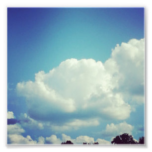 Flaum - Wolken-Foto-Druck Fotodruck