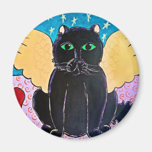 Flaumige Engels-Katze Magnet