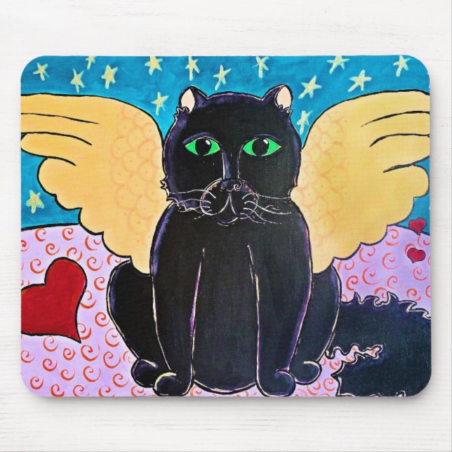 Flaumige Engels-Katze Mousepad (Vorne)