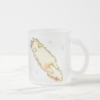 Flaumige Reinfall-Katze (Kaliko) Mattglastasse