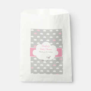 Flaumige Schaf-Babyparty-Bevorzugungs-Taschen Geschenktütchen