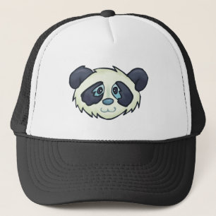 Flaumiger Panda Truckerkappe