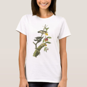 Flaumiger Specht durch Audubon T-Shirt