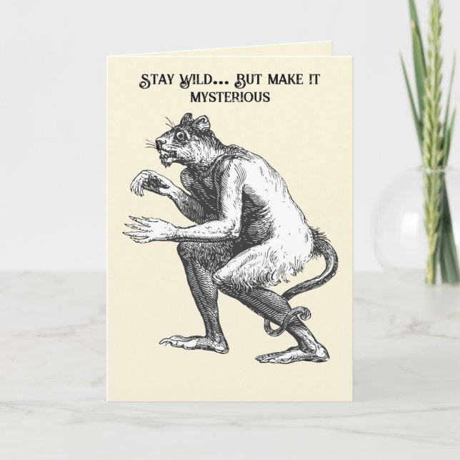 Flauros Humanoid Leopard Dictionairre Infernal Karte (Vorderseite)