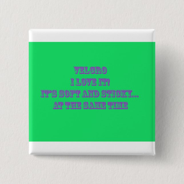 Flausch Button (Vorderseite)