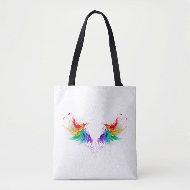 Flauschige Regenbogenflügel (Vorderseite)