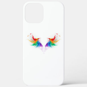 Flauschige Regenbogenflügel Case-Mate iPhone Hülle