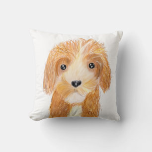 flauschiger Hund Kissen