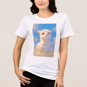 Flauschiges Alpaka-Wunder Tri-Blend Shirt