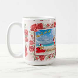 Flauschiges und helles Weihnachten Kaffeetasse