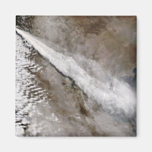 Flaute aus dem Ausbruch des Chaiten-Vulkans, Chile Magnet