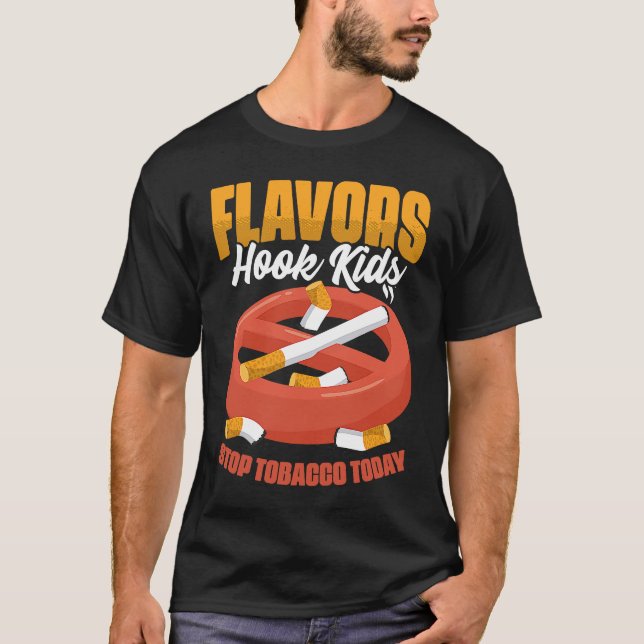 Flavors Hook Kids  Take Down Tobacco Day Anti Smok T-Shirt (Vorderseite)