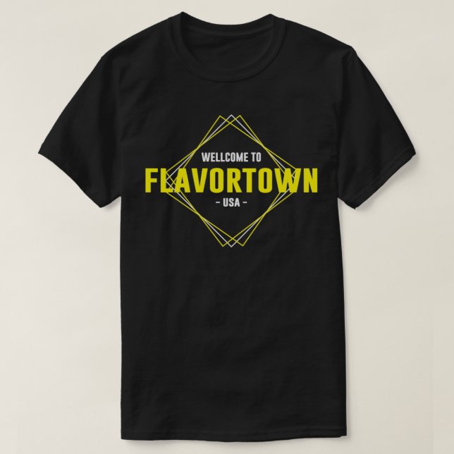 Flavortown Square  T-Shirt (Design vorne)