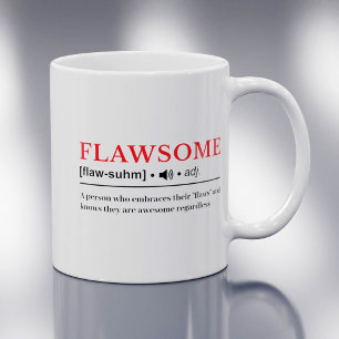 Flawsome - Customizable Dictionary Definition Kaffeetasse