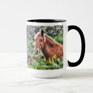 Flaxenmaned New Forest Pony of Hampshire, England Tasse