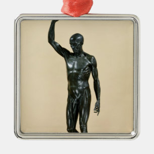 Flayed Körper Silbernes Ornament