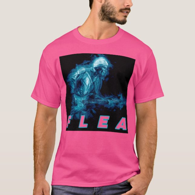 Flea Bass Guitar Player T-Shirt (Vorderseite)