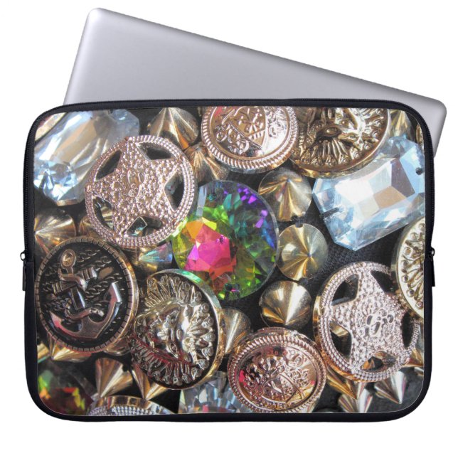 Flea Market Bling Laptopschutzhülle (Vorderseite)