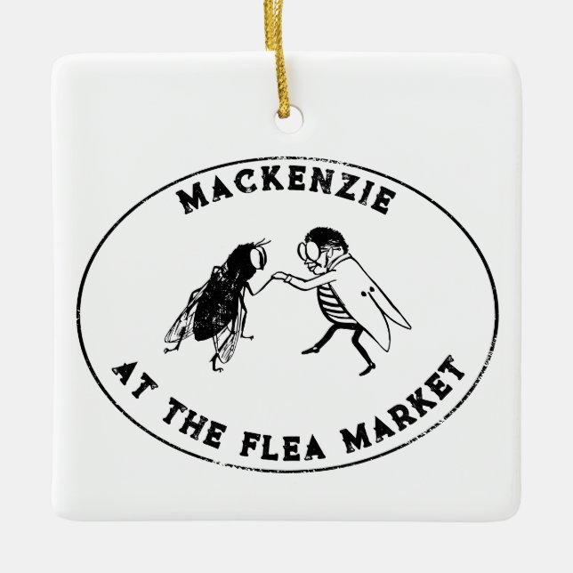 Flea Market Fun Keramikornament (Vorderseite)