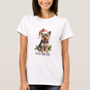 Fleas Navi-dog Yorkshire Terrier T-Shirt
