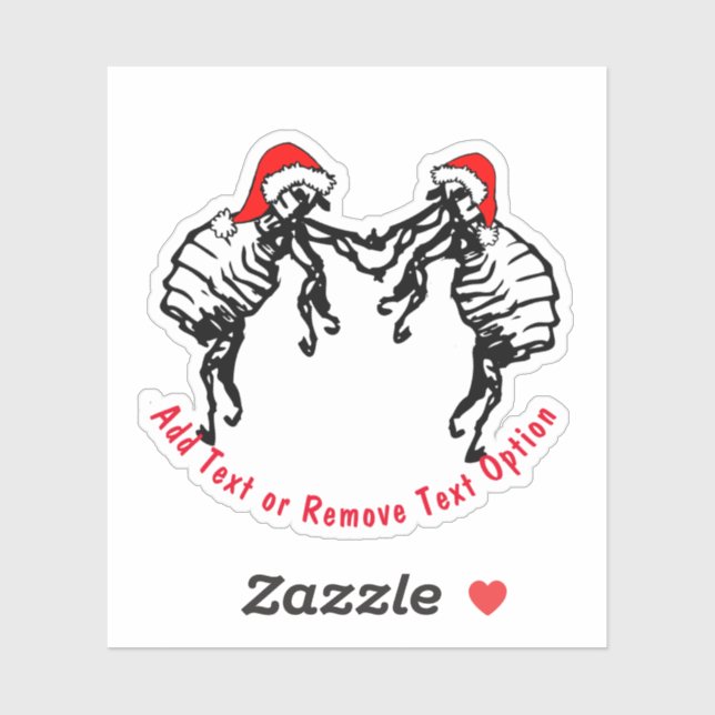 Fleas Navidad Christmas Aufkleber (Blatt)