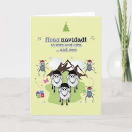 Fleas Navidad Christmas Card Feiertagskarte