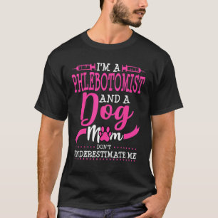 Flebotomistin Hunde-Mama-Besitzerin Pug Goldendood T-Shirt