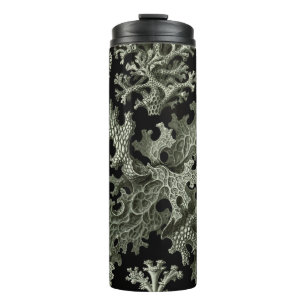Flechte von Ernst Haeckel, Vintage Natur Pflanzen Thermosbecher