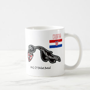 Flecken Croatia-MiG-21 Kaffeetasse