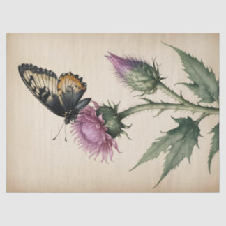 Flecken- und Schmetterlingsdruck Seidenpapier