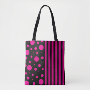 Flecken und Streifen in Magenta und Schwarz