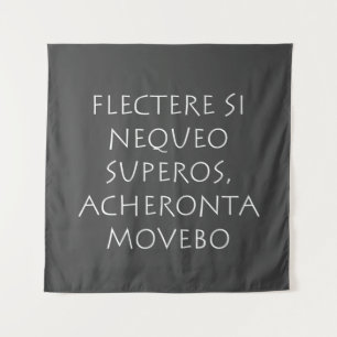 Flectere si nequeo superos Acheronta movebo Wandteppich