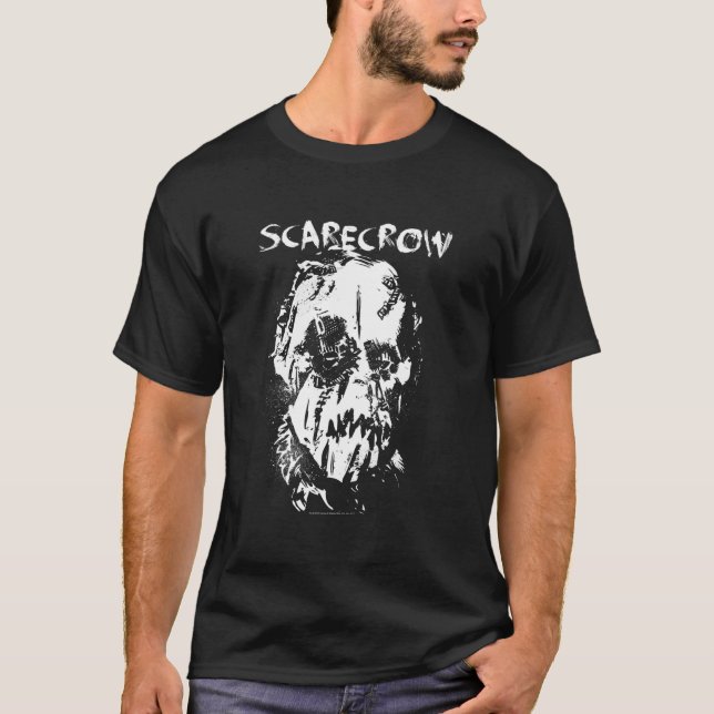 Fledermaus beginnt Vogelscheuche Gesicht T-Shirt (Vorderseite)